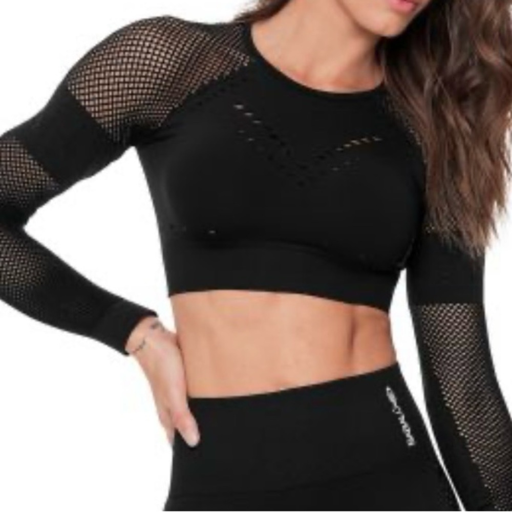 Long Sleeve Crop Top